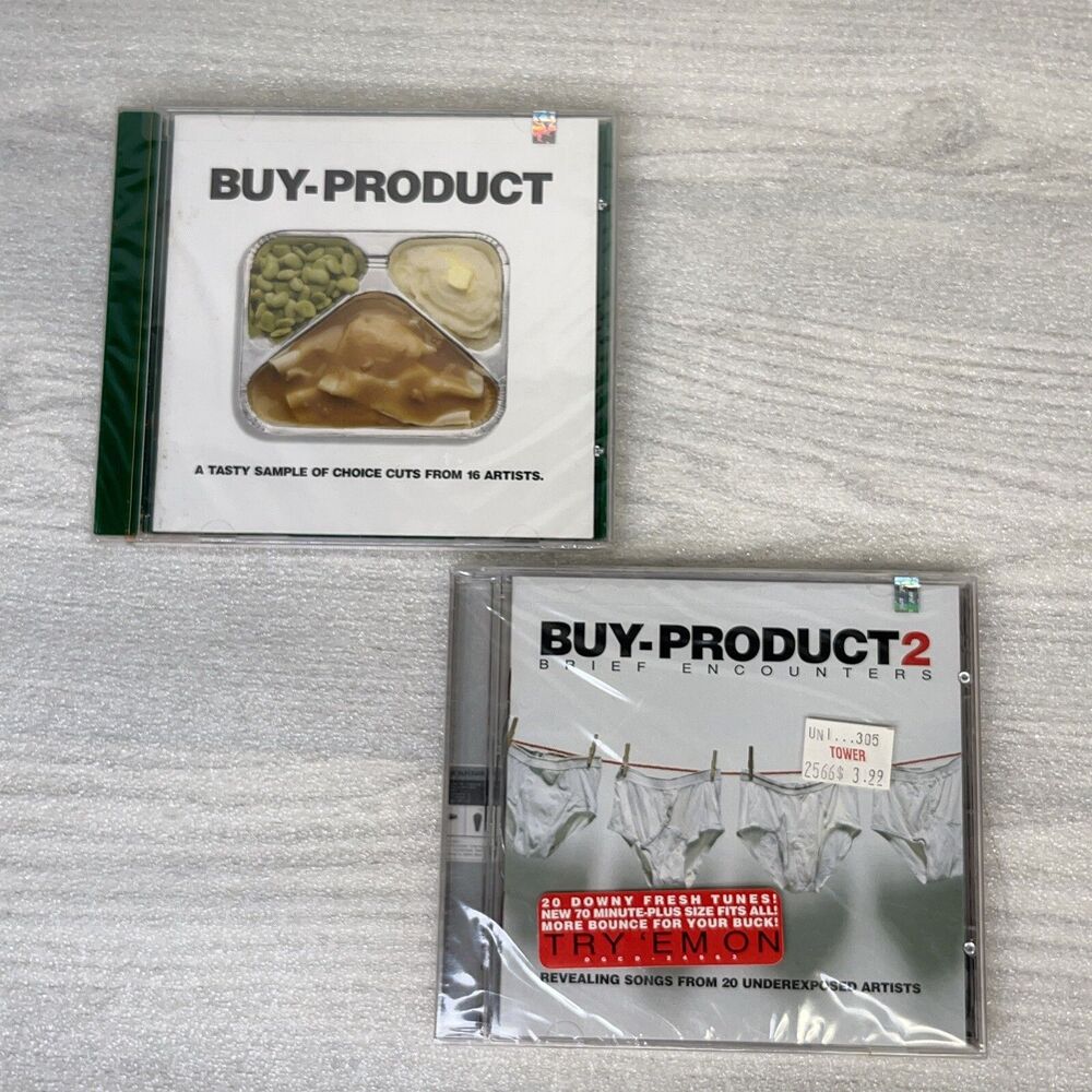 Buy-Product (CD, 1995) & Buy-Product 2: Brief Encounters (CD, 1996) New Artists